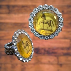 Vintage horse ring!